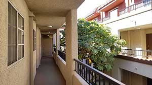 View of exterior walk way hall